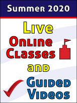 Summer 2020 Live Online Classes and Guided Videos
